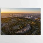 Nacionalinis stadionas Šeškinėje su Vilniaus panorama (JG00002659)