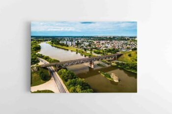 Jonavos panorama su Geležinkelio tiltu (JG00002688)