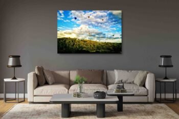 Įspūdingas Vaizdas Vilniuje Prie Trijų kryžių kalno su Oro balionais (JG00002719) - Image 2