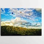 Įspūdingas Vaizdas Vilniuje Prie Trijų kryžių kalno su Oro balionais (JG00002719)