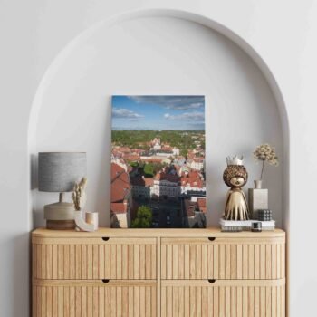 Vaizdas iš Jonų Bažnyčios varpinės į Pilies gatvę Vilniuje (JG00002768) - Image 2