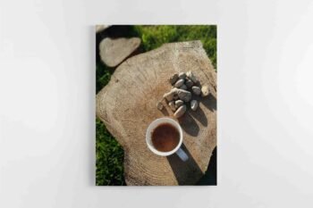 Kava, akmenėliai ir rastas (JG00002681)