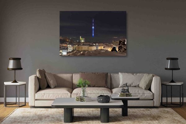 Mėlynas Vilniaus Televizijos bokštas (JG00002834) - Image 2