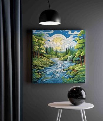 Spalvinga Cartoon stiliaus miško iliustracija (JG00002841) - Image 2