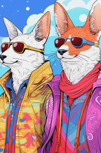 Gyvūnėliai hipsteriai (JG00003067) - Image 2