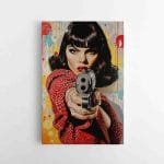 Komiksų Mergina su ginklu (JG00003078)