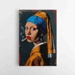 Pankuojanti Mergina su Perlo Auskaru (N18) (JG00003079)