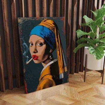 Pankuojanti Mergina su Perlo Auskaru (N18) (JG00003079) - Image 2