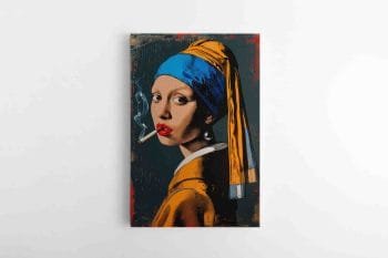 Pankuojanti Mergina su Perlo Auskaru (N18) (JG00003079)