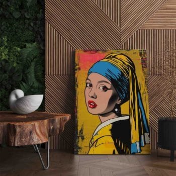 Pop Art Mergina su Perlo Auskaru (JG00003080) - Image 2