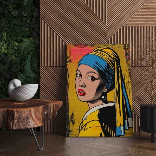 Pop Art Mergina su Perlo Auskaru (JG00003080) - Image 2