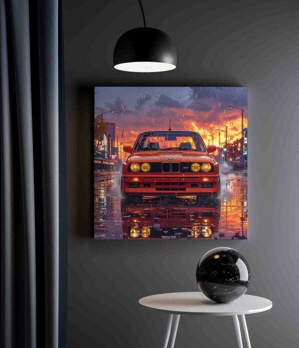 Raudonas klasikinis automobilis (JG00003095) - Image 2