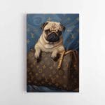 Mopsas su rankinuku (JG00003101)