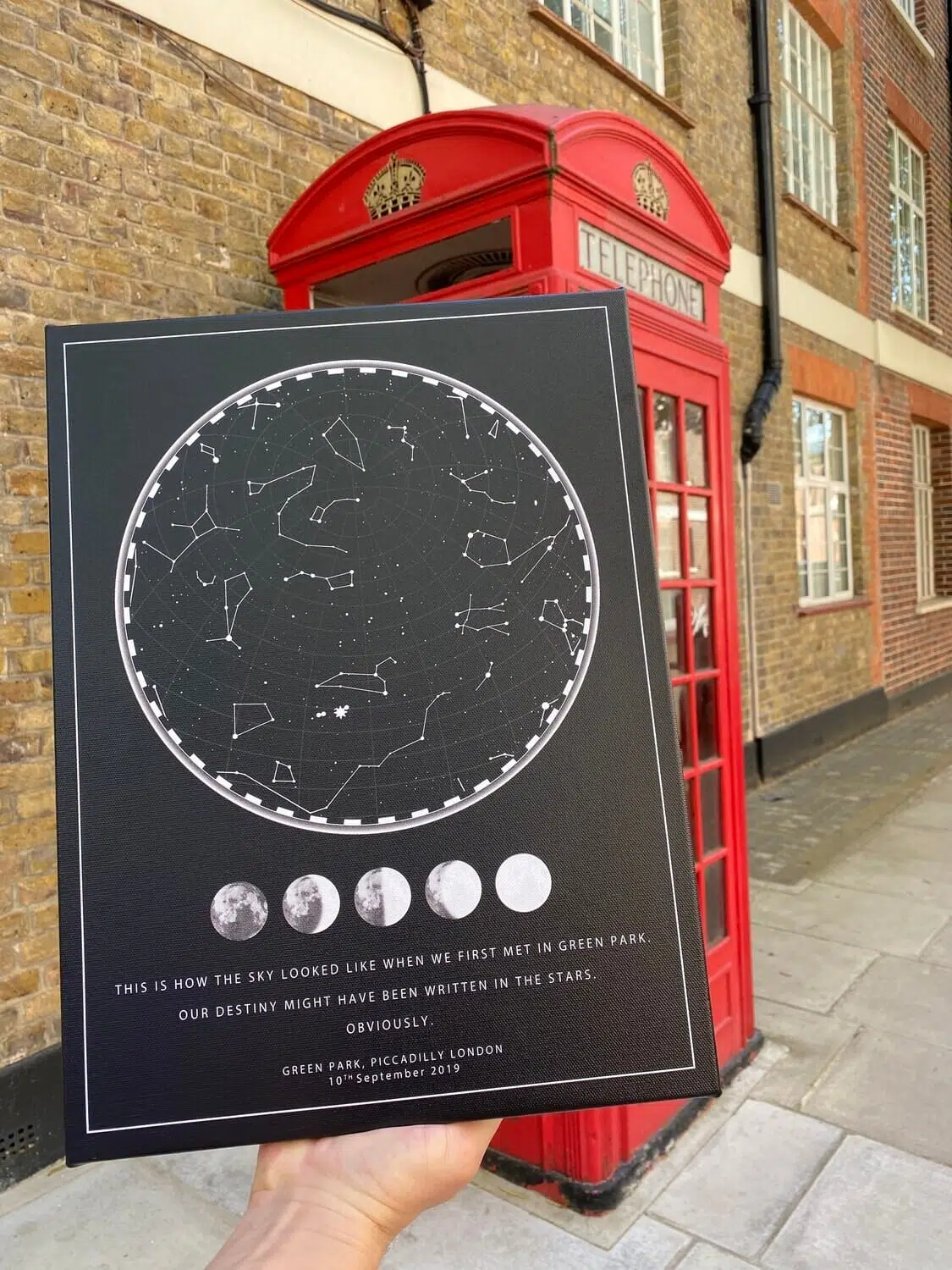 Starmap Lietuva ant drobes