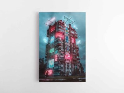 Cyber-Punk-Vilnius-Ozo-g.38 poul.with.an.o paveikslas