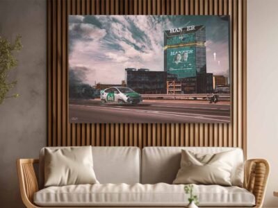 Cyber Punk Gelezinis vilkas Bolt Tower poul.with.an.o