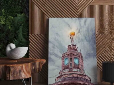 Cyber-Punk-Vilnius-Atlantas, Pirklių klubas, Vilnius, Gedimino prospektas, Lukiskiu aikste poul.with.an.o paveikslas 2