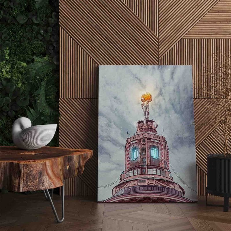 Cyber-Punk-Vilnius-Atlantas, Pirklių klubas, Vilnius, Gedimino prospektas, Lukiskiu aikste poul.with.an.o paveikslas 2