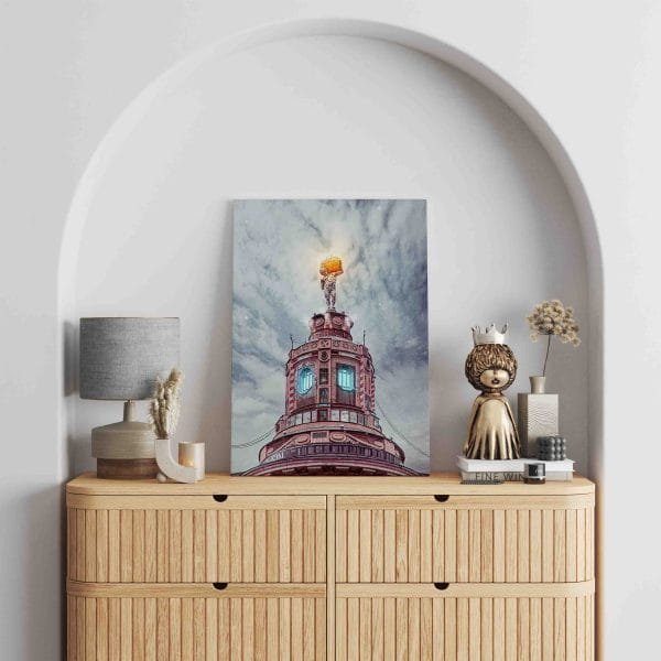 Cyber-Punk-Vilnius-Atlantas, Pirklių klubas, Vilnius, Gedimino prospektas, Lukiskiu aikste poul.with.an.o paveikslas 3