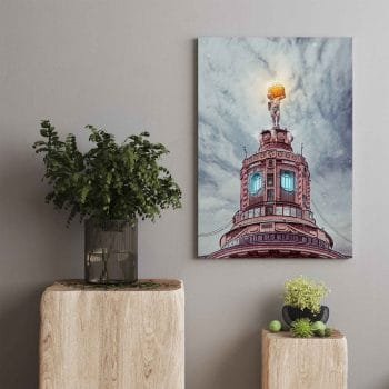 Cyber-Punk-Vilnius-Atlantas, Pirklių klubas, Vilnius, Gedimino prospektas, Lukiskiu aikste poul.with.an.o paveikslas 4