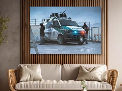 Cyber-Punk-Vilnius-Riaušių Policija poul.with.an.o paveikslas 2