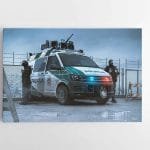 Cyber-Punk-Vilnius-Riaušių Policija poul.with.an.o paveikslas