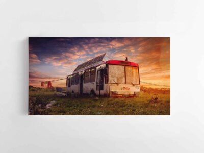 Cyber Punk Vilnius - Poul Norton Trūlis Foto manipuliacija ant drobės