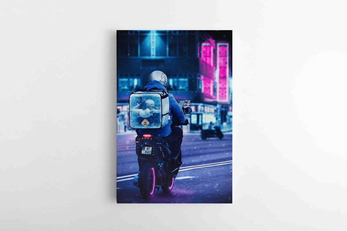 ScooterBaby Service - Wolt - Cyber Punk Vilnius