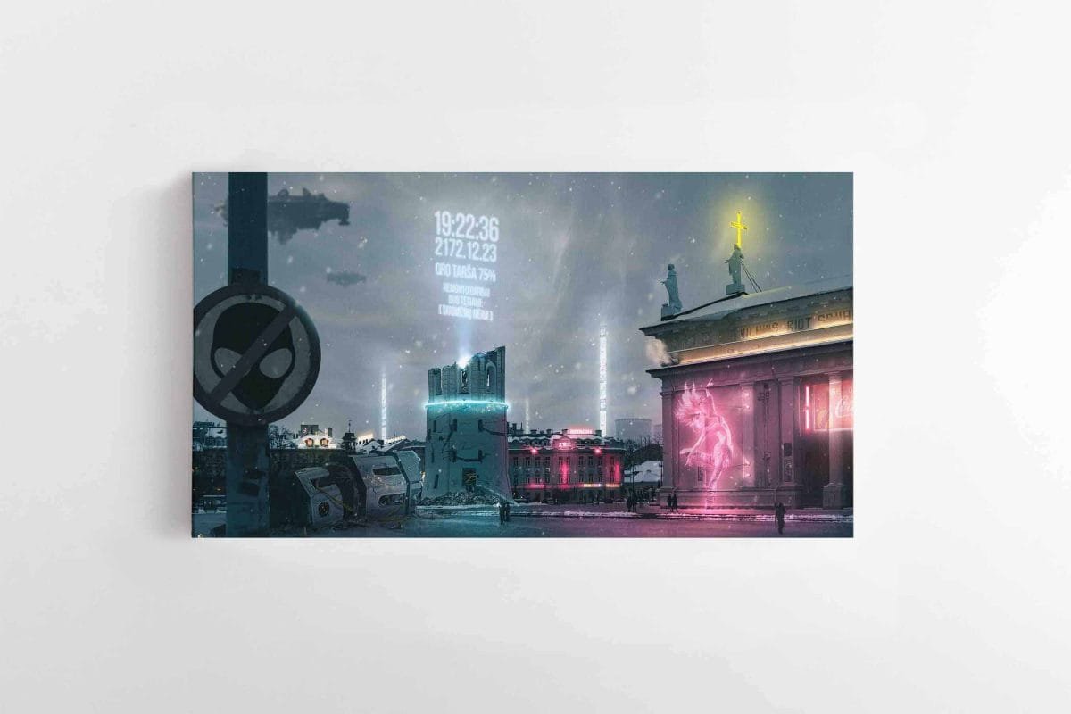 CyberPunk Katedros aikštė