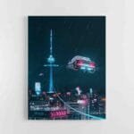 Comic Vilnius TV Tower Poulo Poul Norton Cyber VIlnius