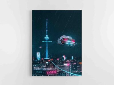 Comic Vilnius TV Tower Poulo Poul Norton Cyber VIlnius