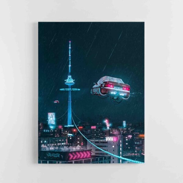 Comic Vilnius TV Tower Poulo Poul Norton Cyber VIlnius