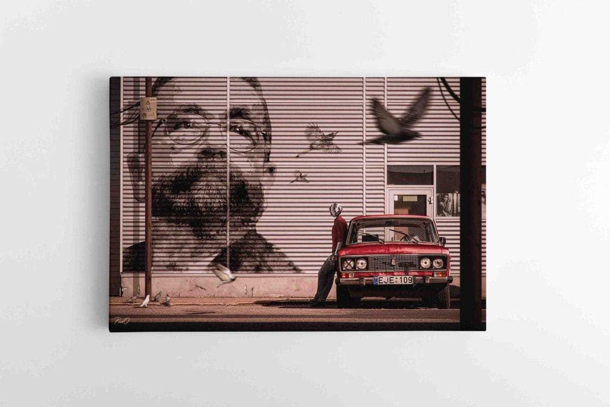 Kernagis - Red Steed - Cyber - punk Vilnius - lada - zigulys