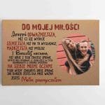 Mano Meilei / Žmonai su Jūsų nuotrauka Lenkų kalba (JG00001957-PL)