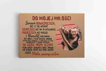 Mano Meilei / Žmonai su Jūsų nuotrauka Lenkų kalba (JG00001957-PL)