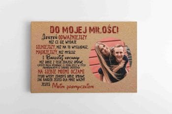Mano Vyrui / Meilei su Jūsų nuotrauka Lenkų kalba (JG00001957-1PL) - Image 2