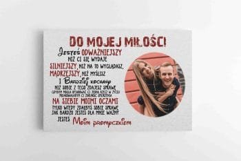 Mano Vyrui / Meilei su Jūsų nuotrauka Lenkų kalba (JG00001957-1PL)