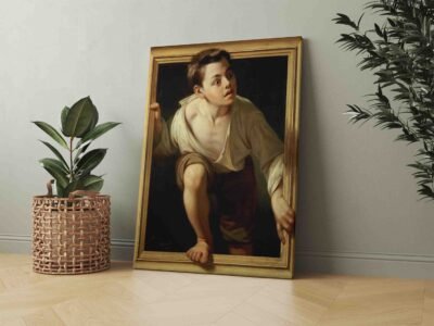 Pere Borrell del Caso paveikslas „Escaping Criticism Pabėgimas nuo kritikos paveikslas