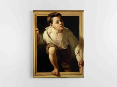 Pere Borrell del Caso paveikslas „Escaping Criticism“ Pabėgimas nuo kritikos