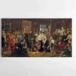 Jan Matejko Liublino Unija Paveikslas