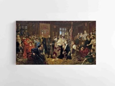 Jan Matejko Liublino Unija Paveikslas