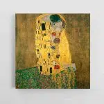 Gustav klimt Bučinys paveikslas ant drobės
