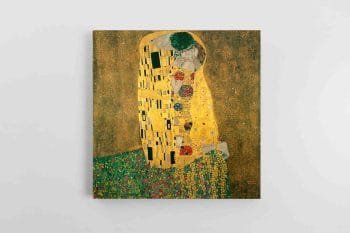 Gustav klimt Bučinys paveikslas ant drobės