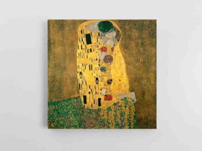 Gustav klimt Bučinys paveikslas ant drobės