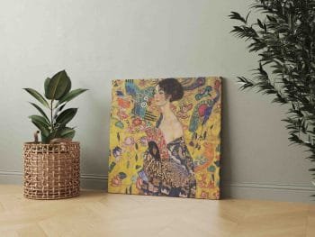 Gustav Klimt - Moteris su vėduokle (JG00001568) - Image 3