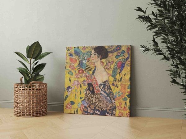 Gustav Klimt - Moteris su vėduokle (JG00001568) - Image 3