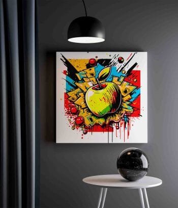 Graffiti obuolys (JG00001604) - Image 2