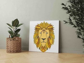 Liūto Mandalos iliustracija (JG00001623) - Image 2