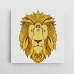 Liūto Mandalos iliustracija (JG00001623)