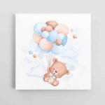 Meškiukas su balionais (JG00001698)